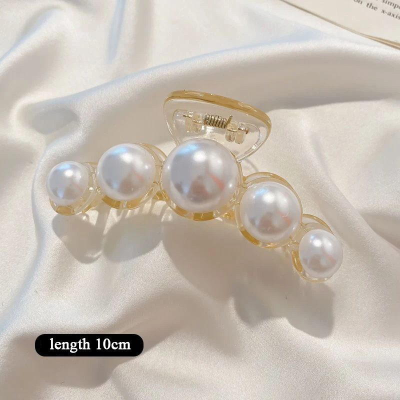 Elegant Big Pearl Hair Claws