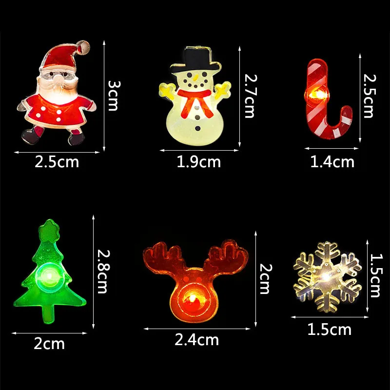 Santa Claus Snowflake LED Light String