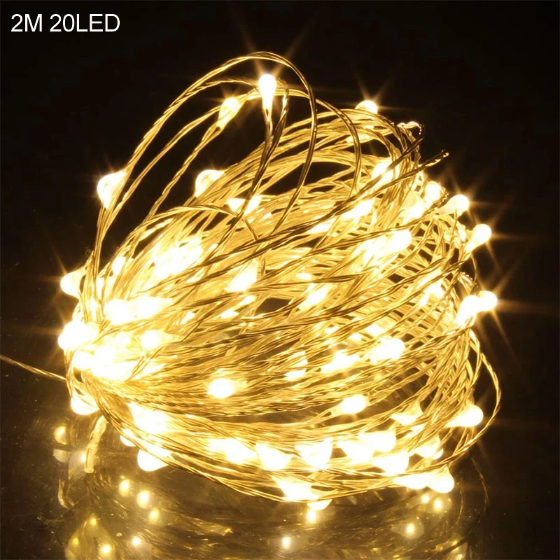 Santa Claus Snowflake LED Light String