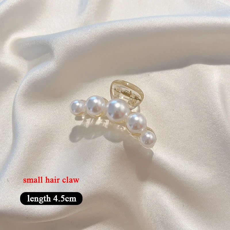 Elegant Big Pearl Hair Claws