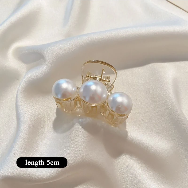 Elegant Big Pearl Hair Claws