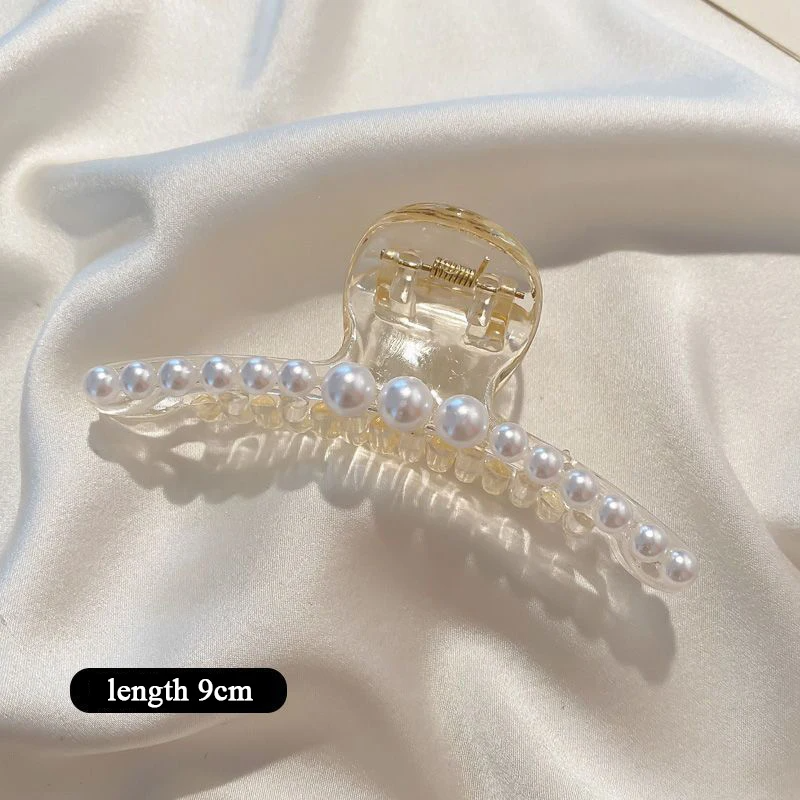 Elegant Big Pearl Hair Claws