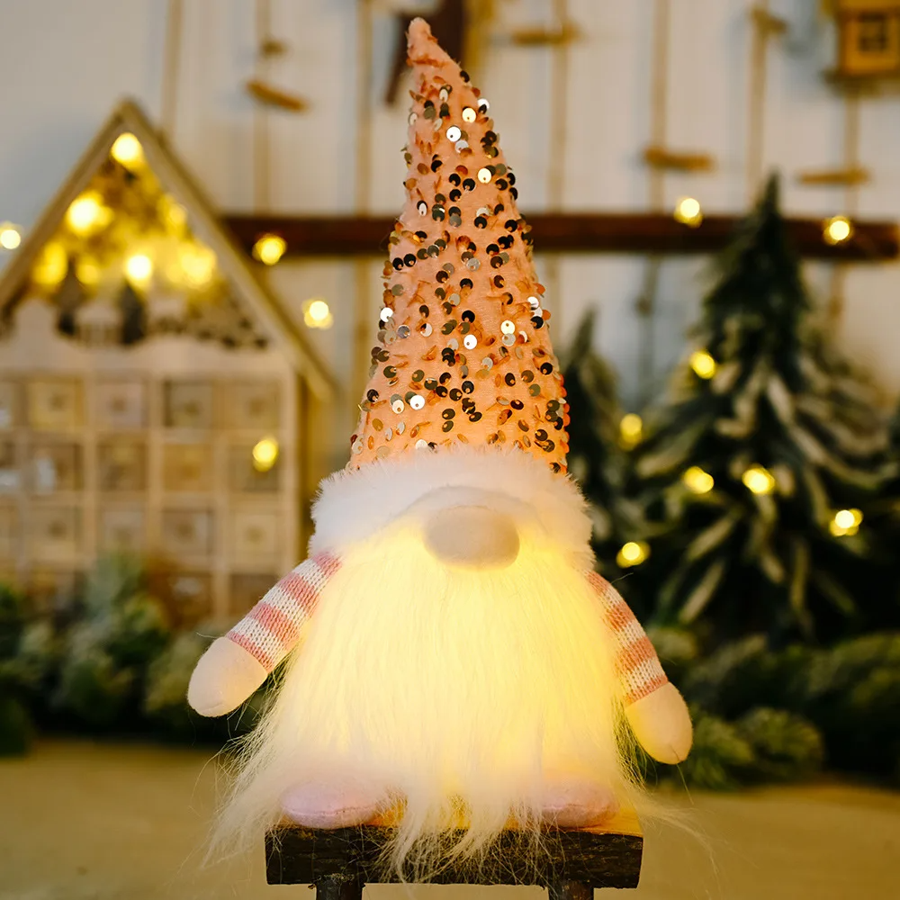 Lovely Christmas Glowing Gnome