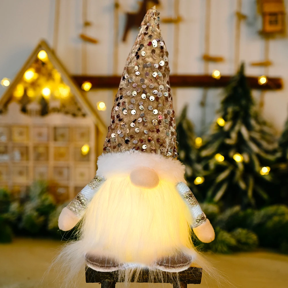 Lovely Christmas Glowing Gnome