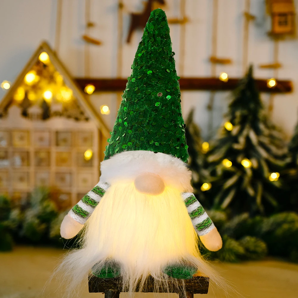 Lovely Christmas Glowing Gnome