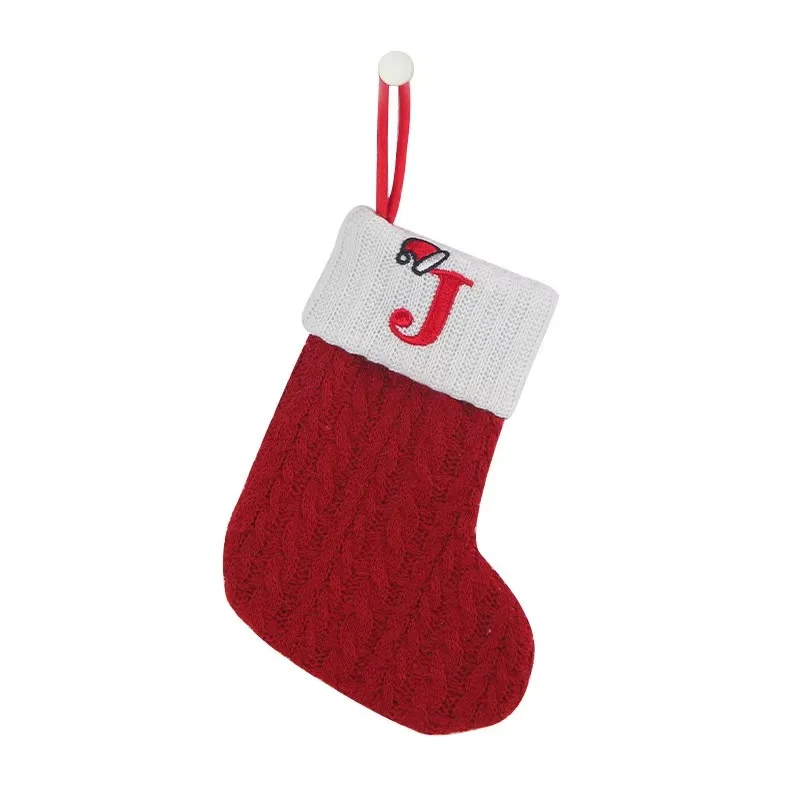 Christmas Alphabet Knitting Socks