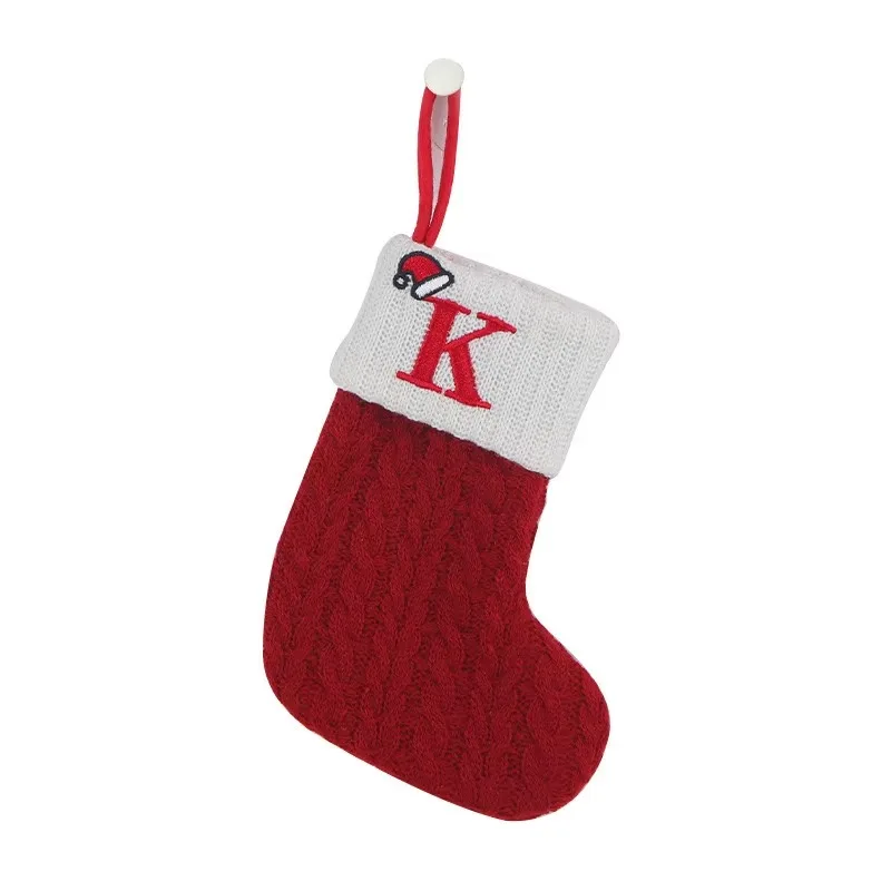 Christmas Alphabet Knitting Socks