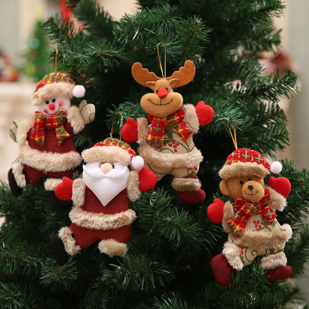 Lovely Christmas Doll Ornaments Gift Set