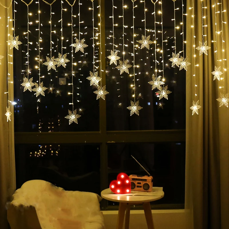 Christmas Snowflakes LED String Lights