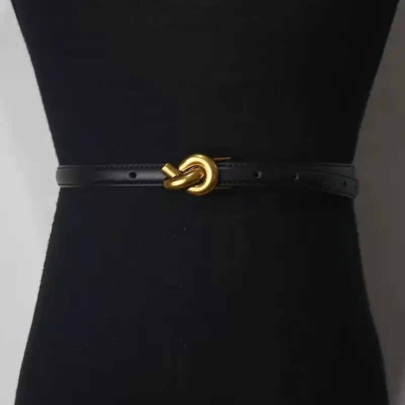 Stylish Belt Knot Buckle Waistband Cummerbund